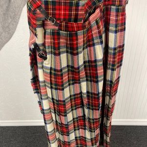 Plaid  skirt
